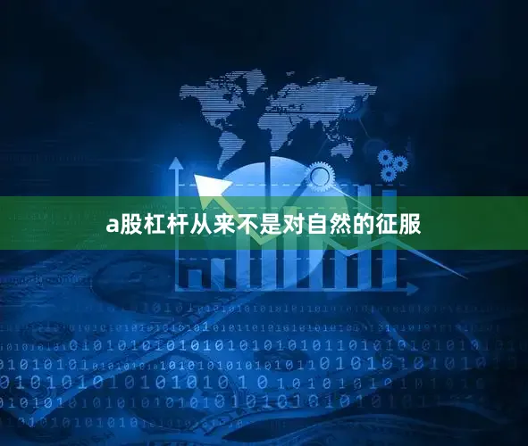 a股杠杆从来不是对自然的征服