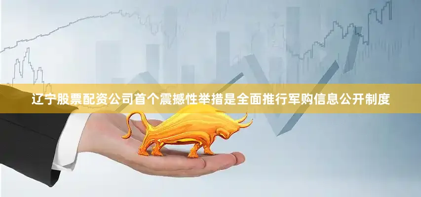 辽宁股票配资公司首个震撼性举措是全面推行军购信息公开制度